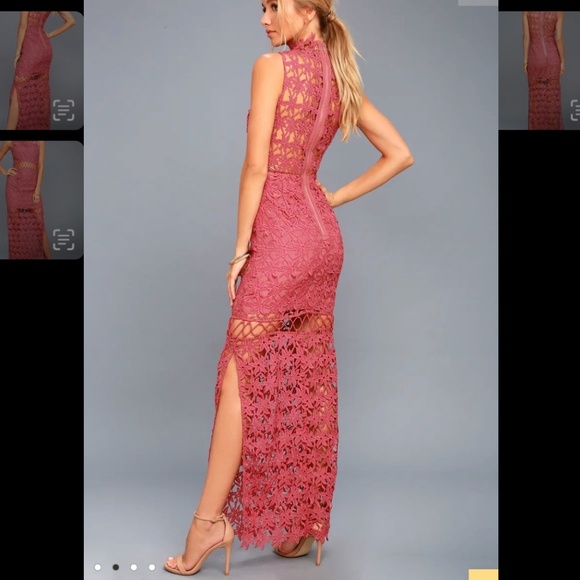 Keepsake Pink Lace Dress - Picture 3 of 8